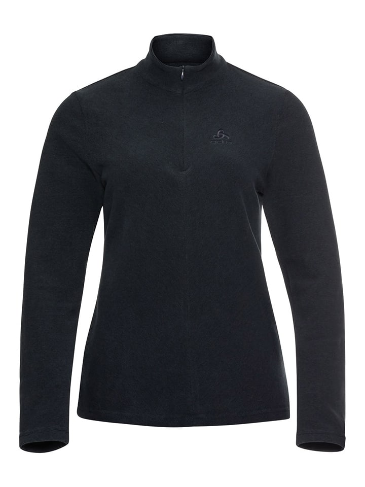 Fleecepullover "Roy" in Schwarz/ Dunkelblau