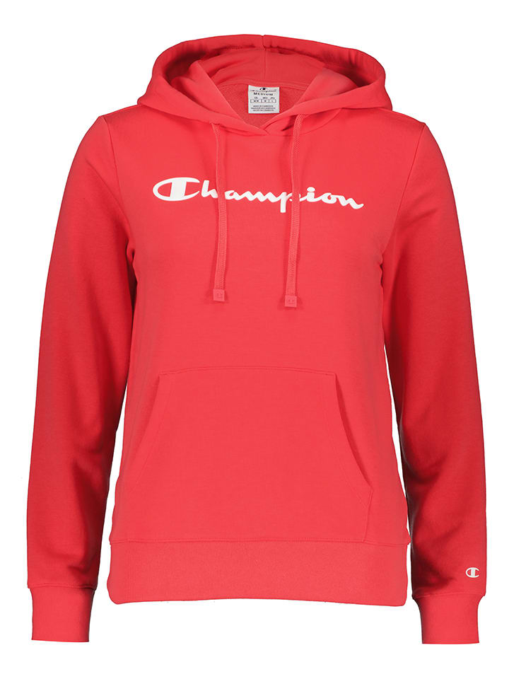 Champion hoodie rood discount