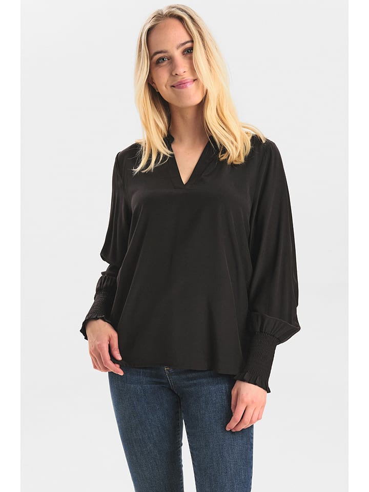 Bluse "Nusofty" in Schwarz