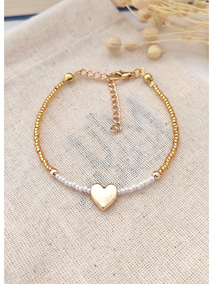 Vergulde armband met sierelement