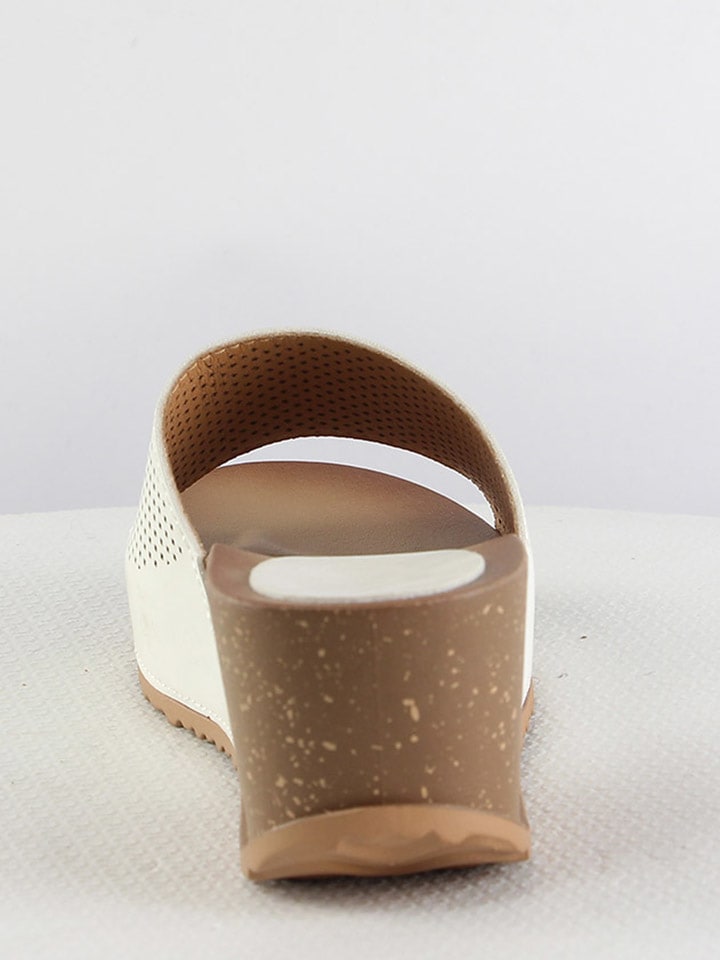 Mulanka Sleehakslippers wit goedkoop kopen limango