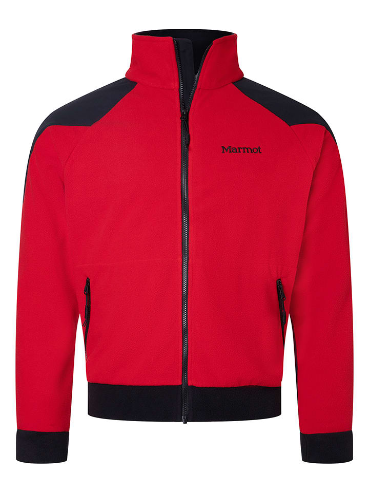 Fleece vest "Alpinist" rood/zwart