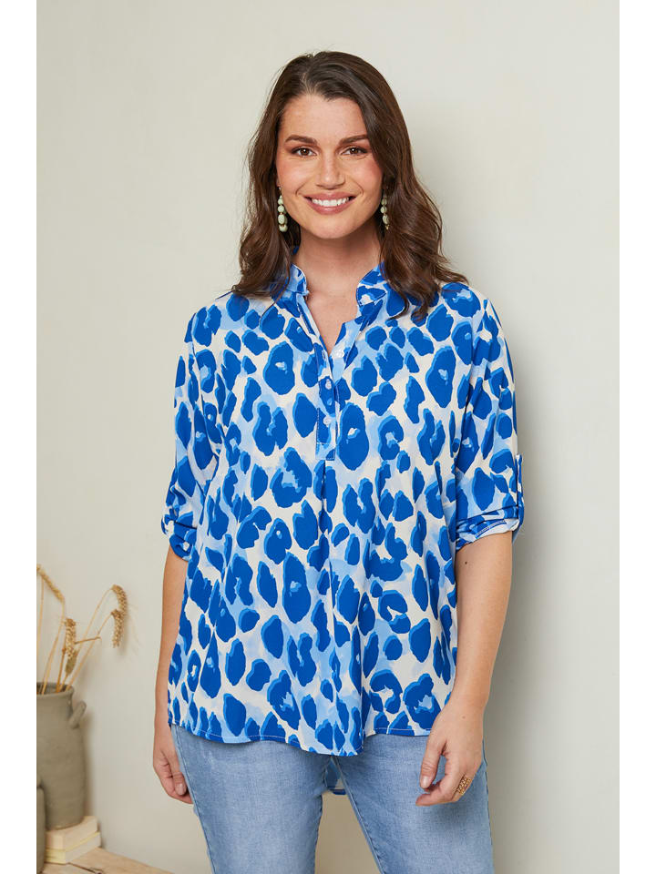 Bluse in Blau