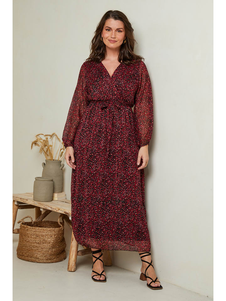Curvy Lady Jurk bordeaux goedkoop kopen limango