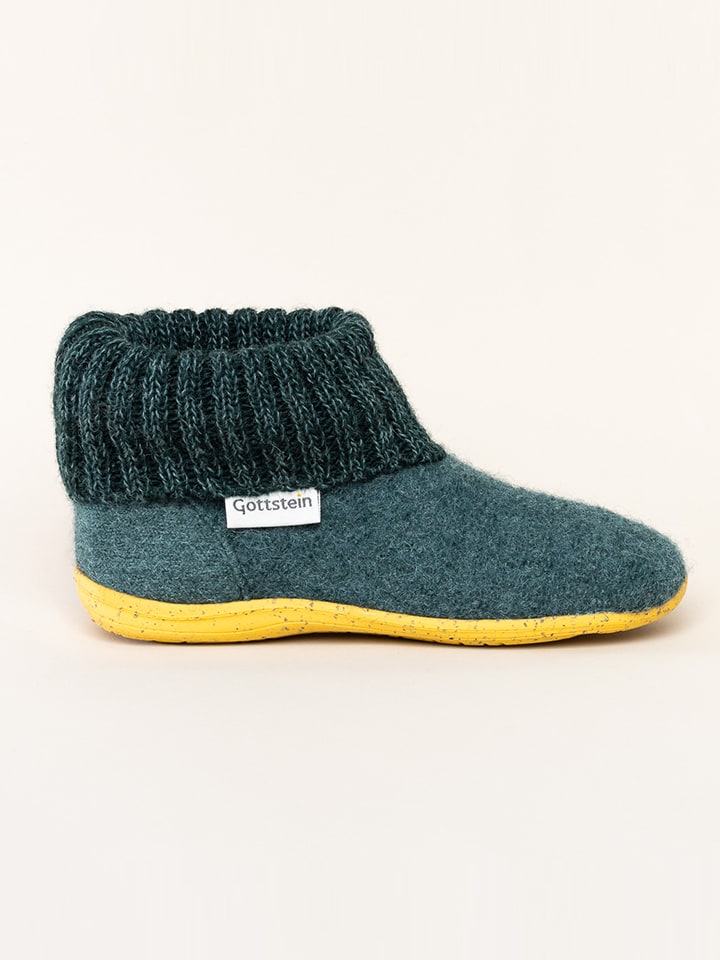 Hüttenschuhe "Alp Racer" in Petrol