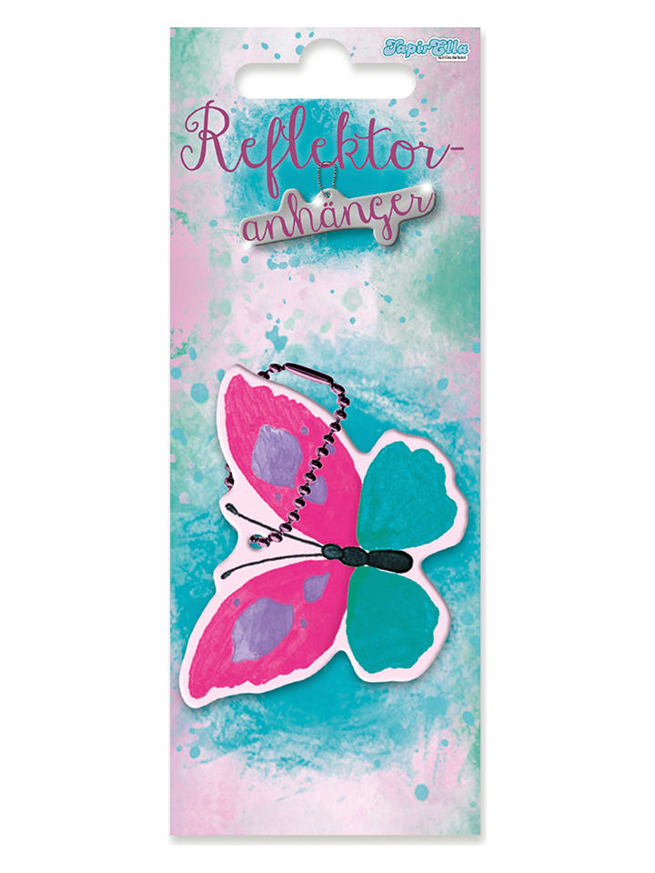 Anhänger "Schmetterlinge" in Pink/ Hellblau
