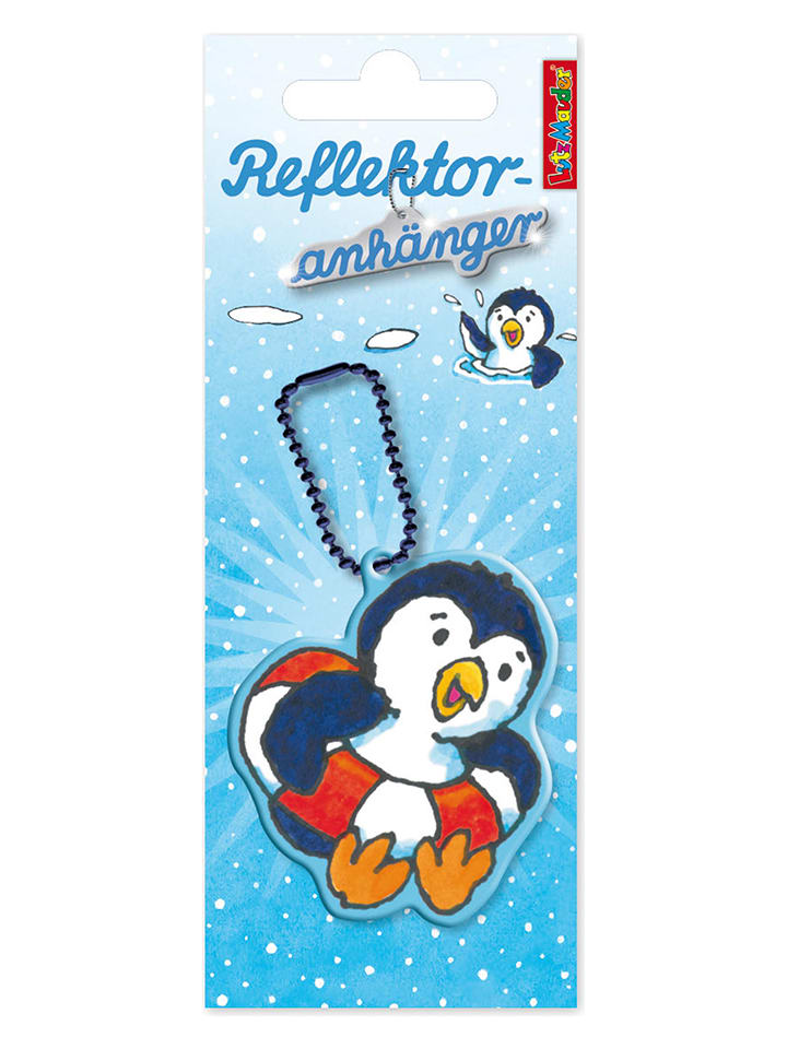 Anhänger "Pinguin" in Blau/ Bunt
