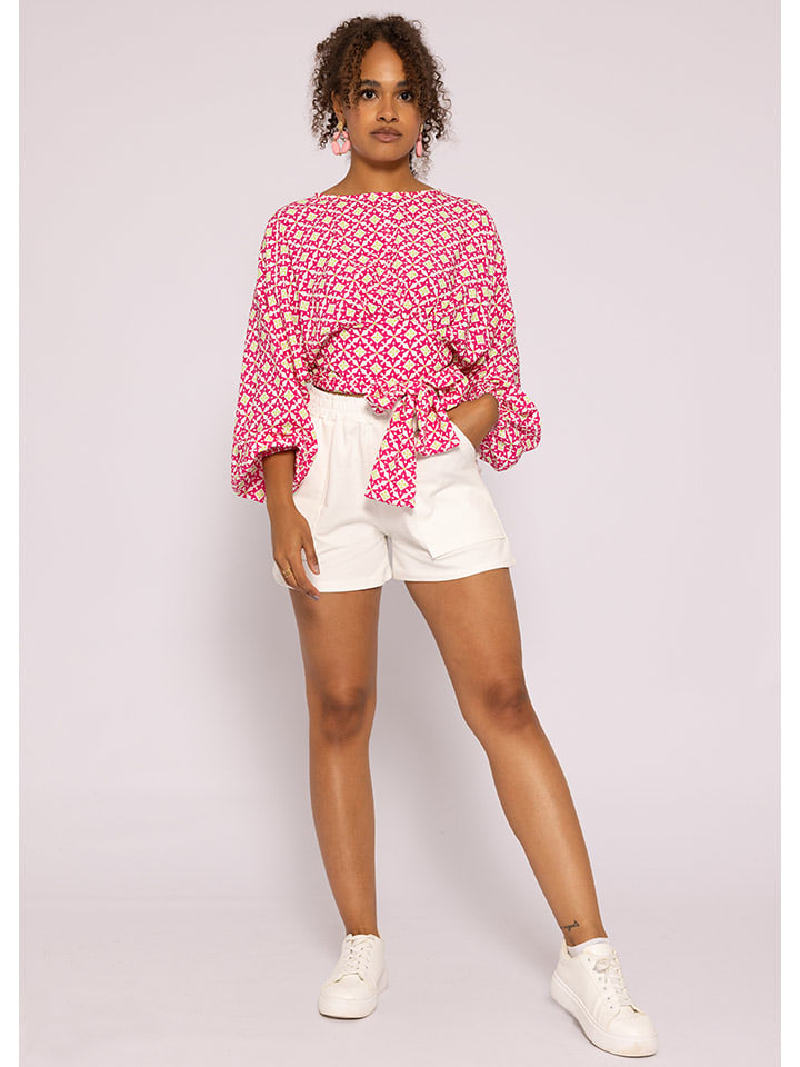 SASSYCLASSY Bluse in Pink/ Weiß/ Gelb günstig kaufen | limango