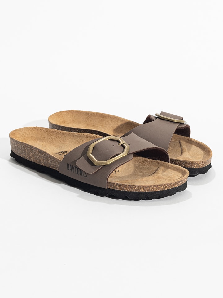 Slippers "Zephyr" lichtbruin