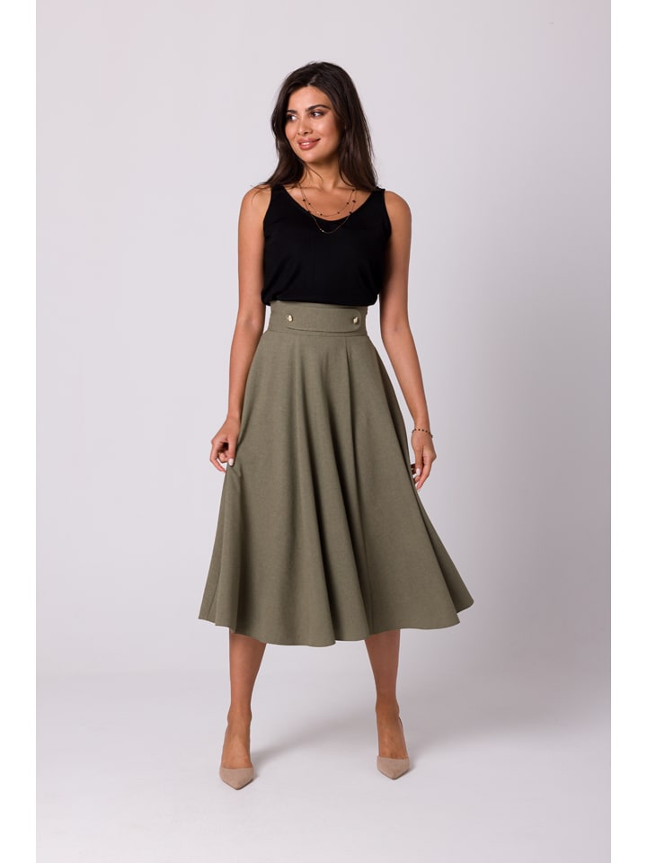Olijfgroene rok shop