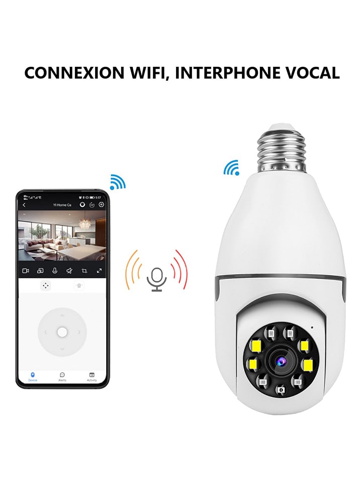 Platyne WiFi-Sicherheitskamera in Weiß günstig kaufen