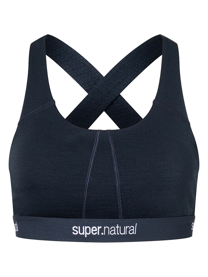 Sport-BH "Feel Good" in Dunkelblau - Medium