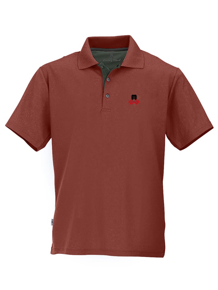 Koszulka funkcyjna polo w kolorze bordowym