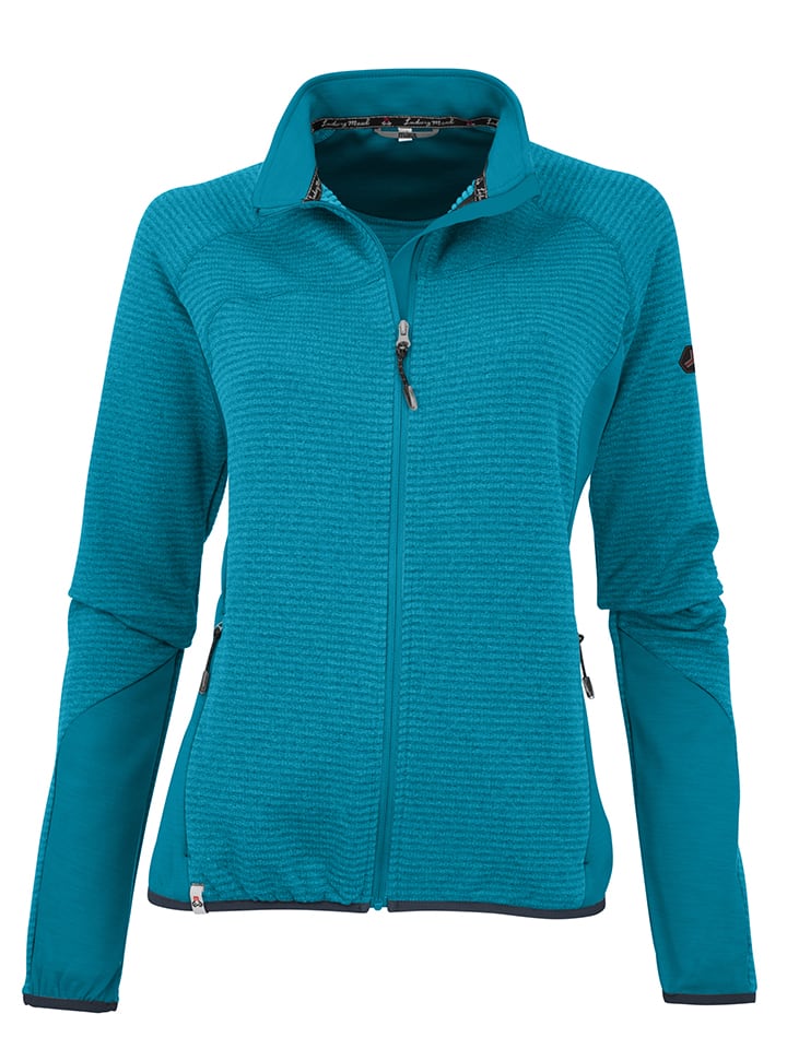 Fleecejacke "Inntal" in Türkis