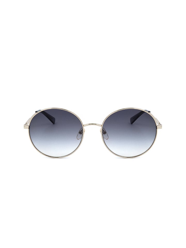 Longchamp Damen-Sonnenbrille in Silber/ Hellblau günstig kaufen