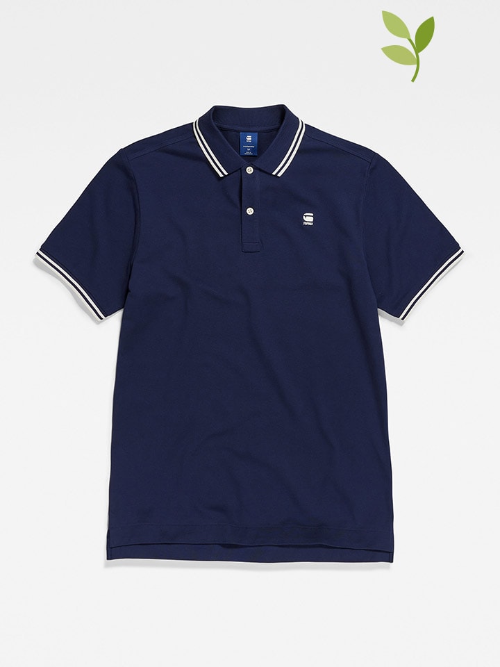 Poloshirt in Dunkelblau