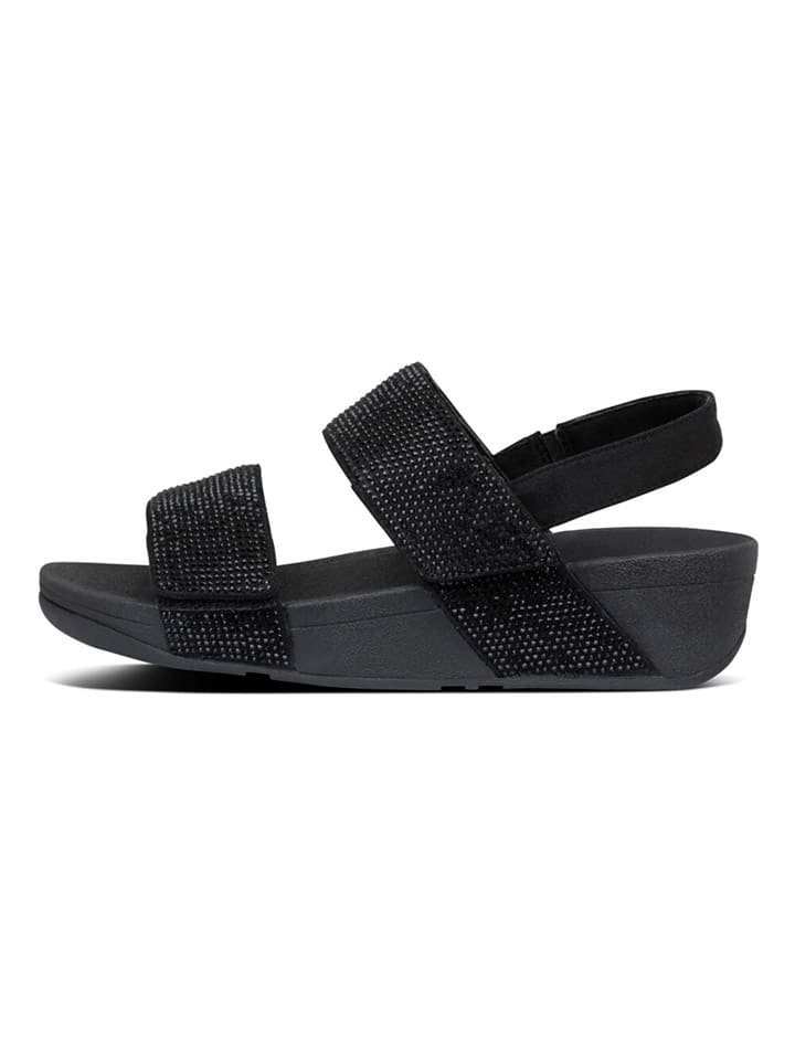Sleehaksandalen zwart