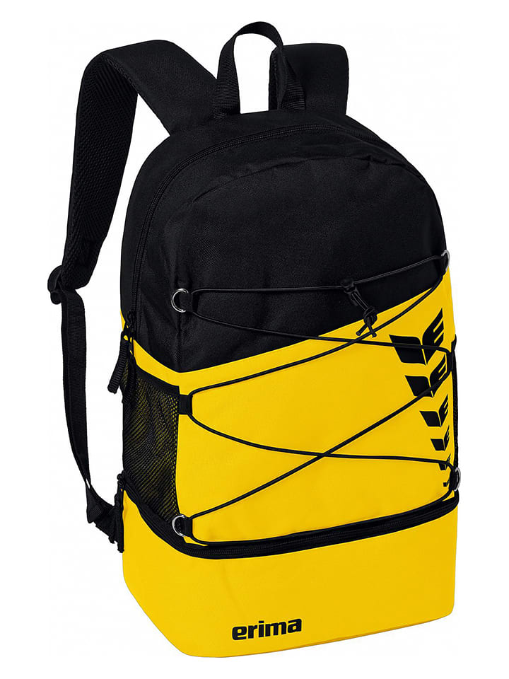 Rucksack "Six Wings" in Gelb/ Schwarz - (B)30 x (H)45 x (T)18 cm