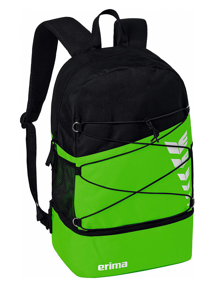 Rucksack "Six Wings" in Grün/ Schwarz - (B)30 x (H)45 x (T)18 cm