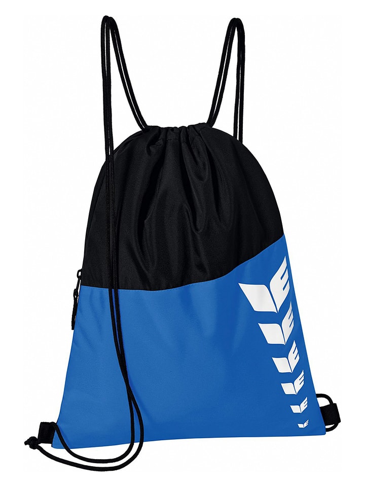 Turnbeutel "Six Wings" in Blau/ Schwarz - (B)40 x (H)50 cm