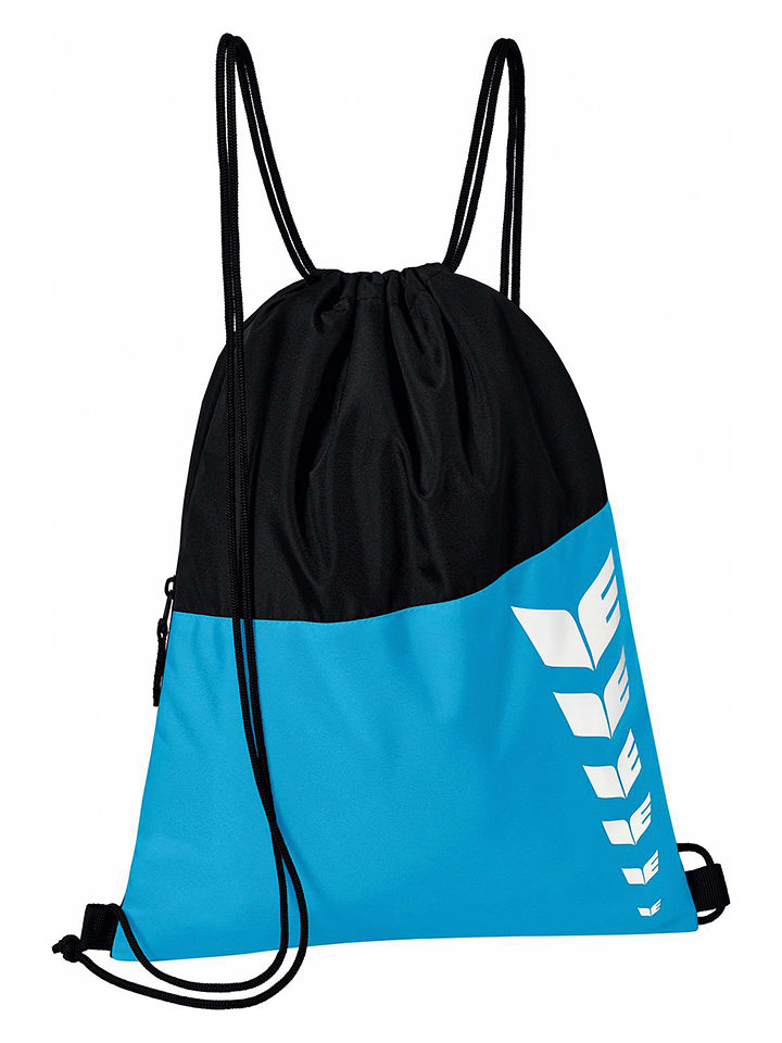 Turnbeutel "Six Wings" in Blau/ Schwarz - (B)40 x (H)50 cm