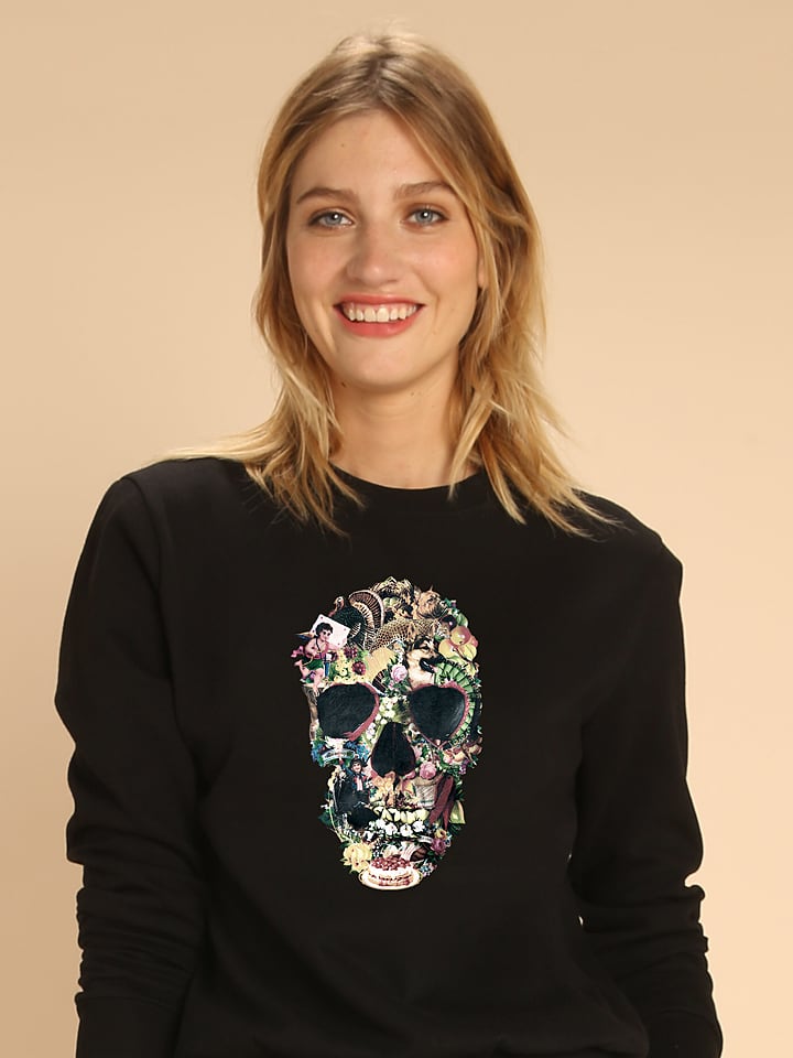 Bluza "Vintage Skull" w kolorze czarnym