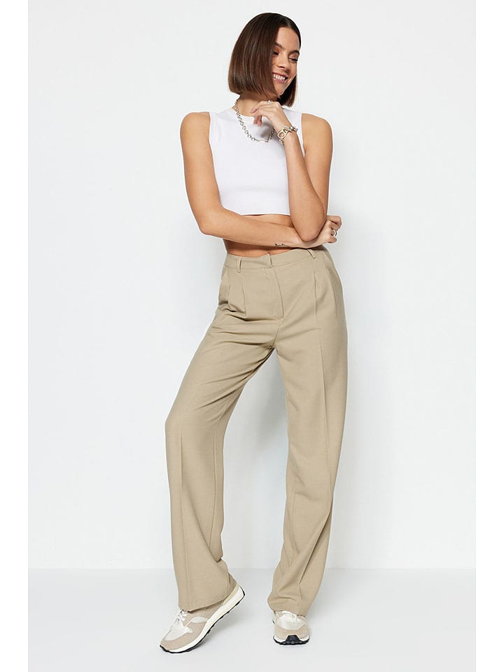 Marlenehose in Beige