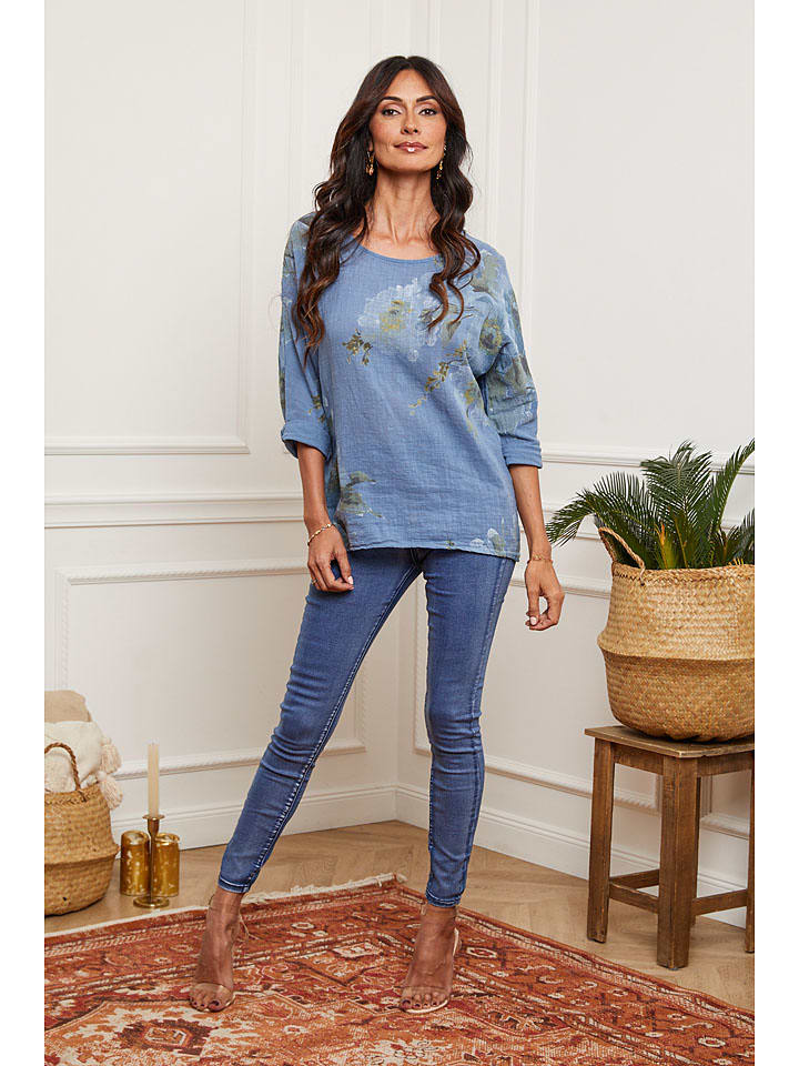Bluse "Johnson" in Blau