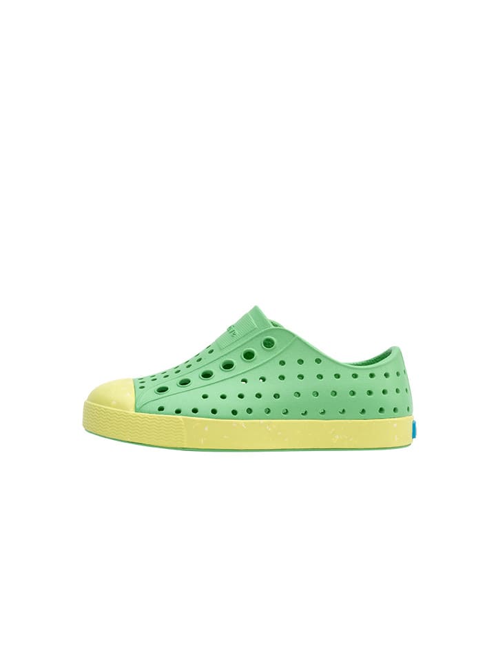 Slippersy w kolorze zielonym
