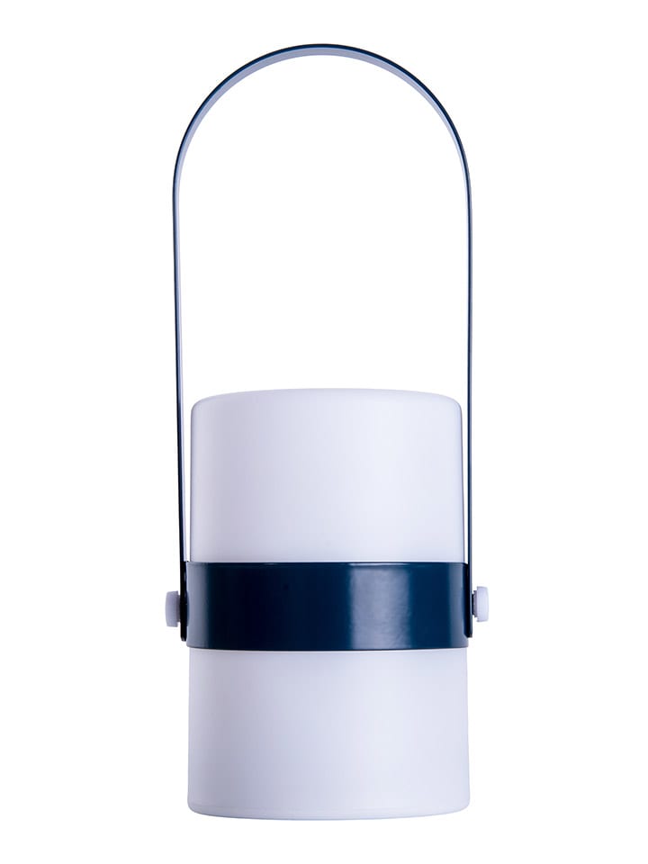 LED-Dekoleuchte "Neo" in Weiß/ Dunkelblau - (B)11 x (H)28 x (T)10 cm