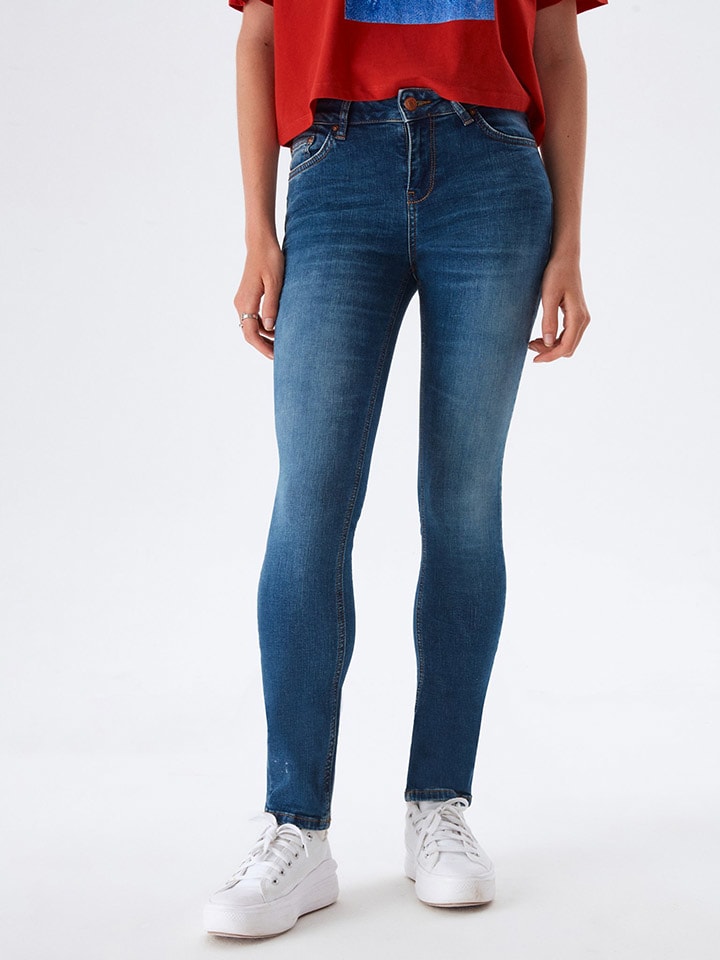 Dżinsy "Aspen Y" - Slim fit - w kolorze granatowym