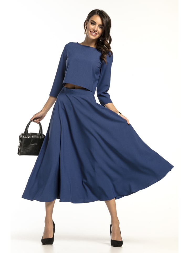 Bluse in Dunkelblau
