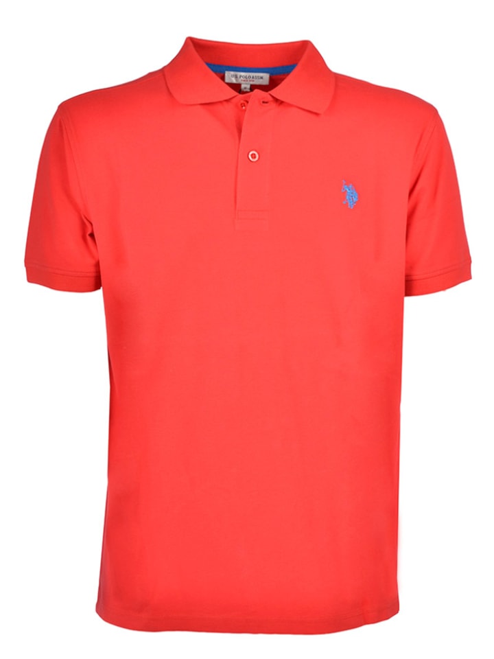 Koszulka polo w kolorze czerwonym