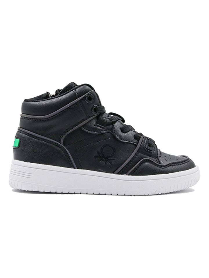 Benetton black sneakers outlet