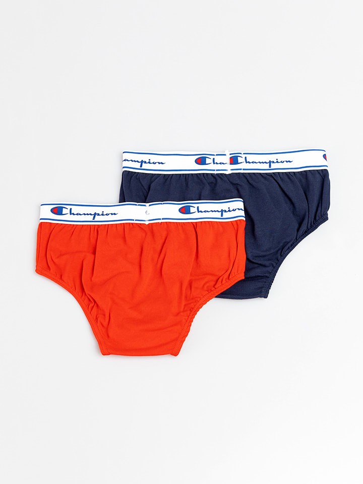Champion 2 delige set slips rood donkerblauw goedkoop kopen limango