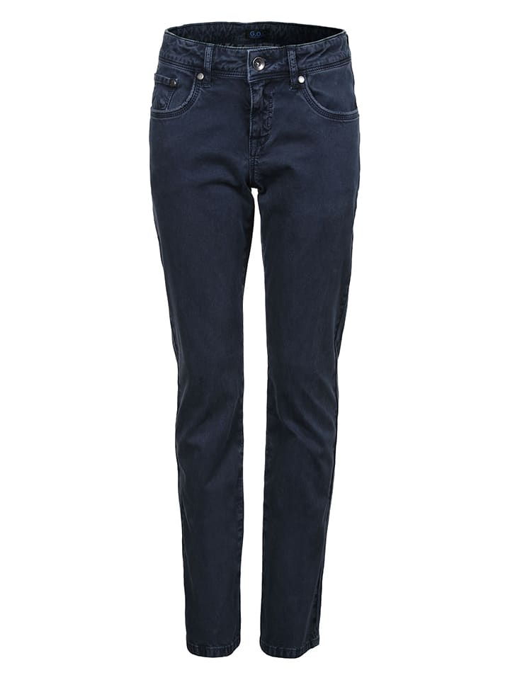 Spijkerbroek - slim fit - donkerblauw