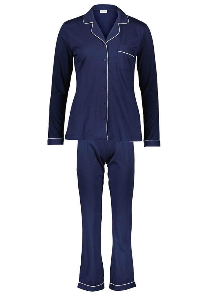 Pyjama in Dunkelblau