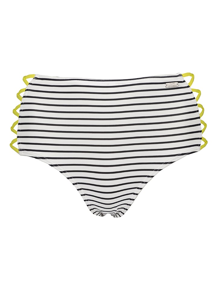 Venice Beach Bikini-Hose in Schwarz/ Gelb günstig kaufen