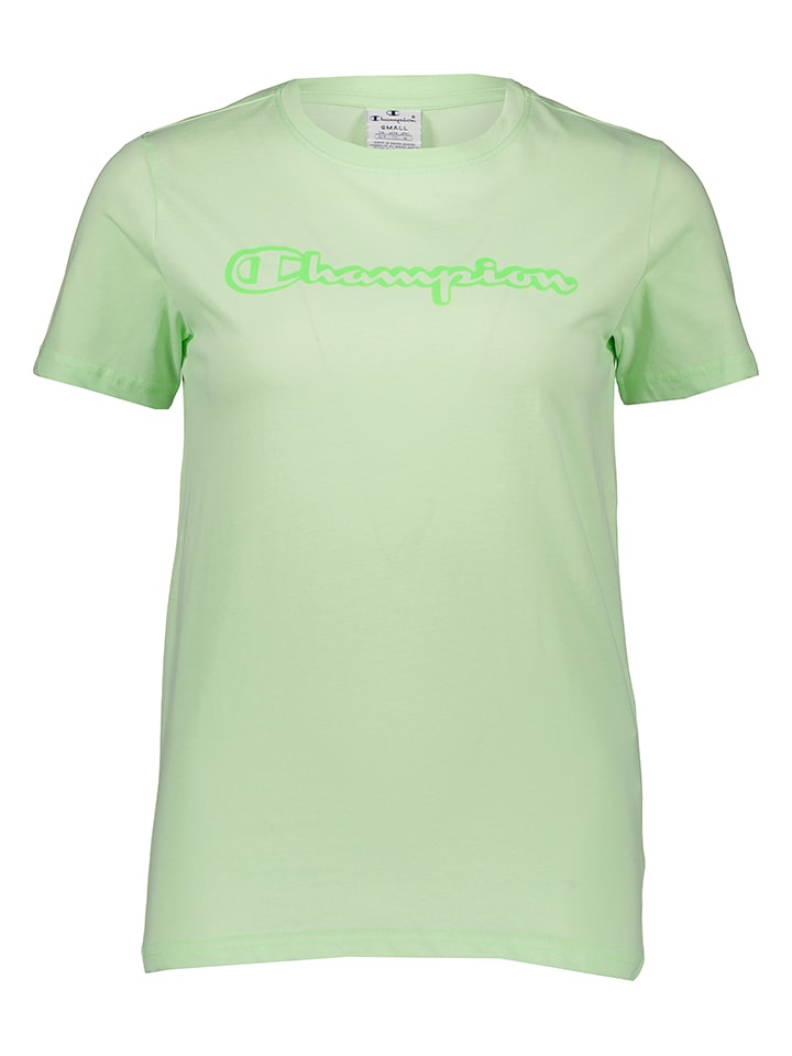 Champion Shirt lichtgroen goedkoop kopen limango