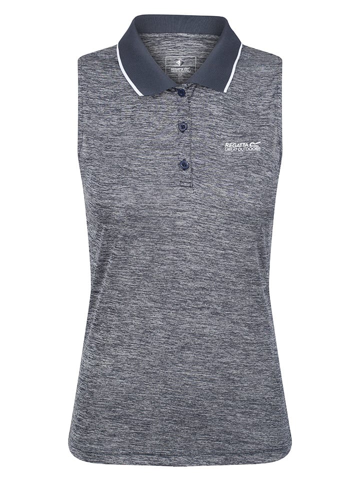 Functioneel poloshirt "Tima II" grijs