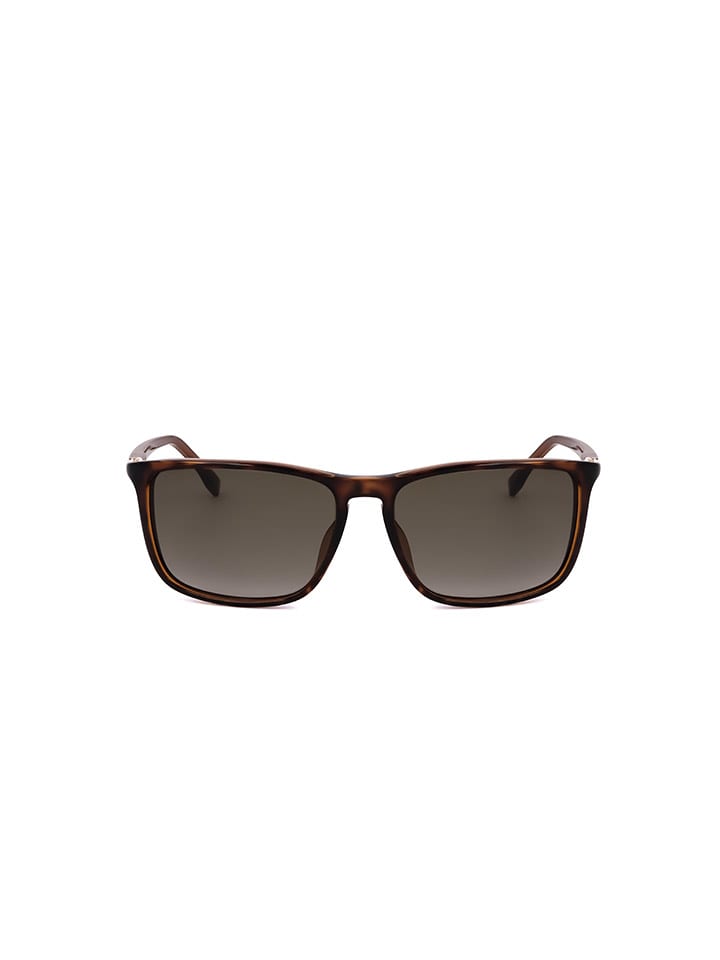Hugo Boss Herren-Sonnenbrille in Dunkelbraun günstig kaufen