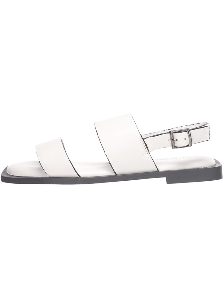 SALAMANDER Leren sandalen wit goedkoop kopen limango