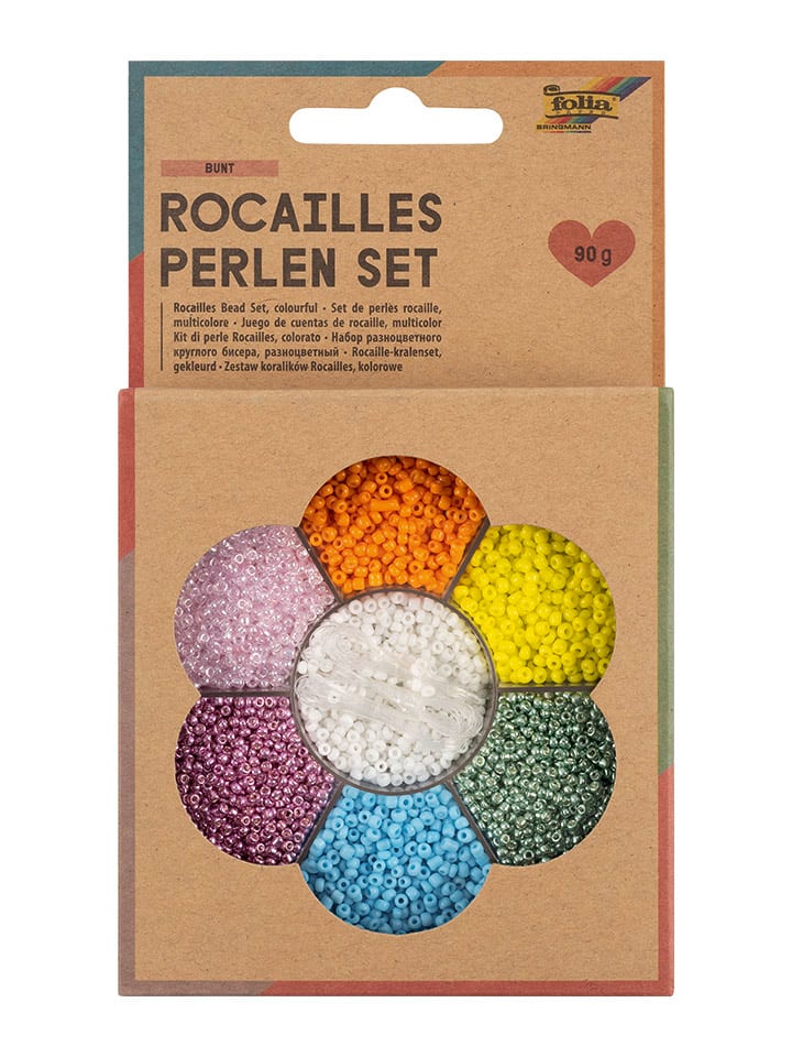 Perlen-Bastelset in Bunt - 90 g