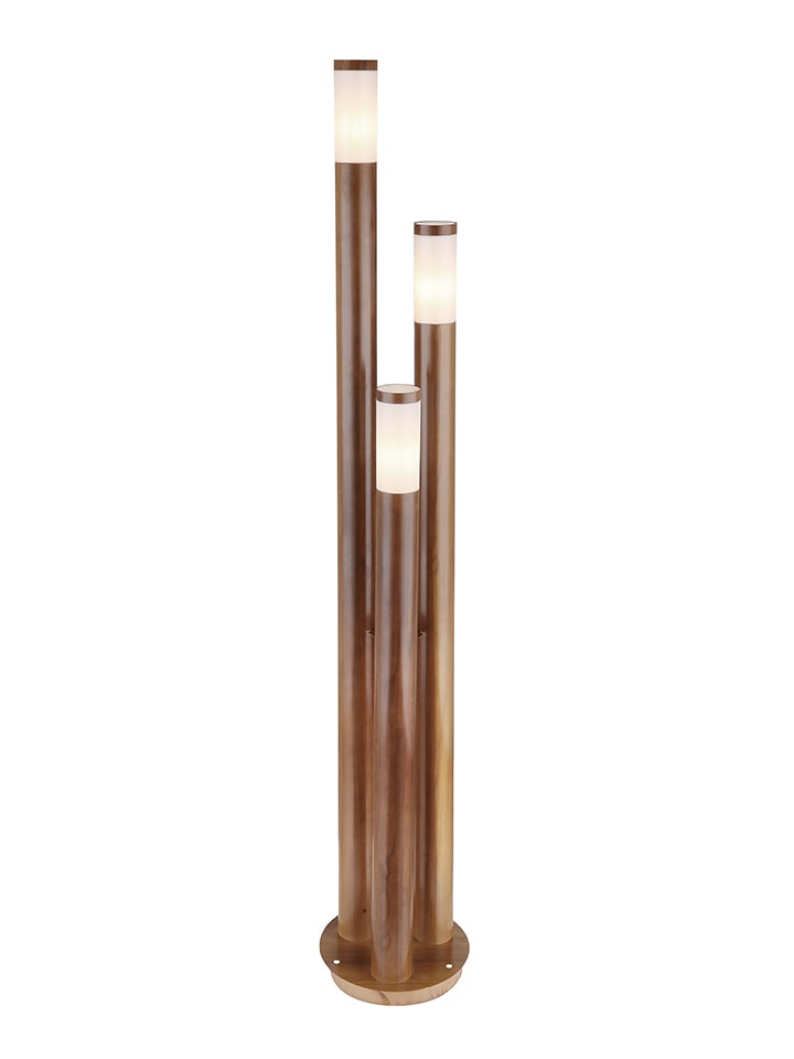 Außenleuchte in Silber - (H)170 x Ø 28 cm