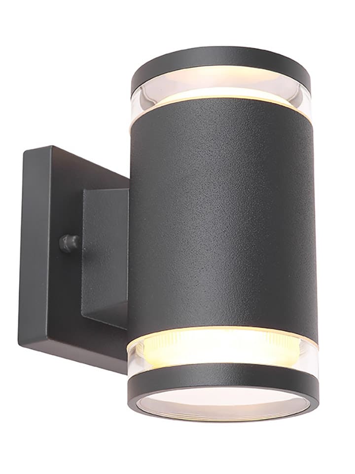LED-Außenleuchte "Alcala" in Schwarz - (B)10 x (H)16,5 cm