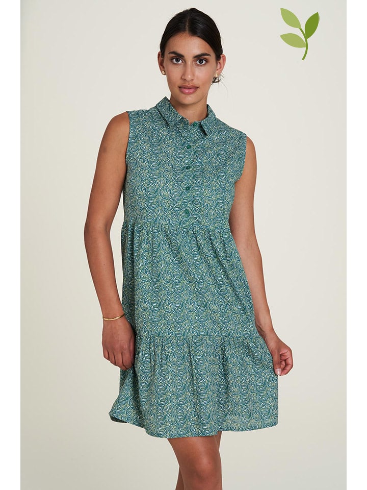 Tranquillo Jurk groen blauw goedkoop kopen limango