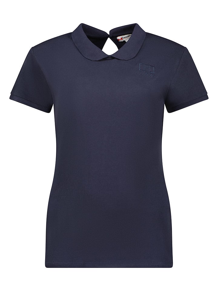 Koszulka polo "Koctaileak" w kolorze granatowym
