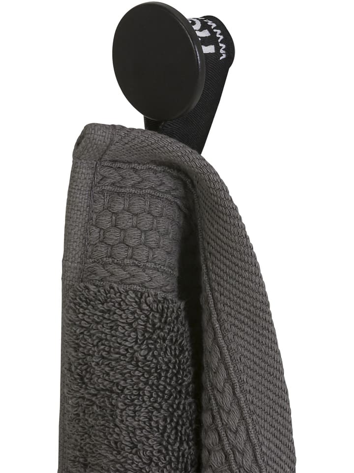 Wandhaken "Porto" in Schwarz - (T)2,5 x Ø 3,4 cm