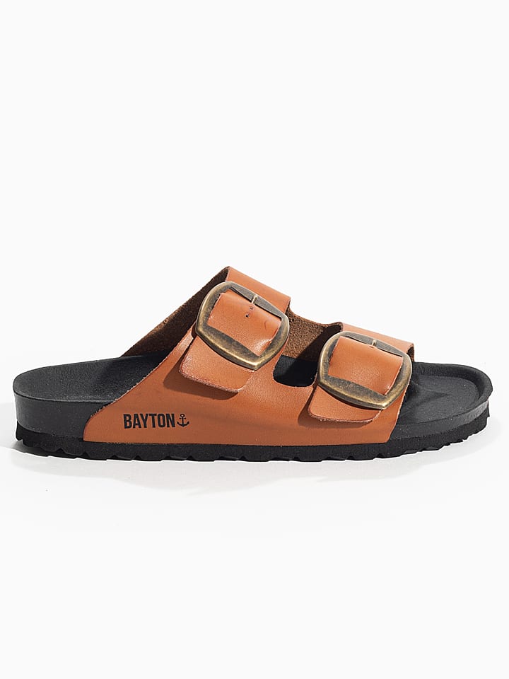Slippers "Alicante" lichtbruin
