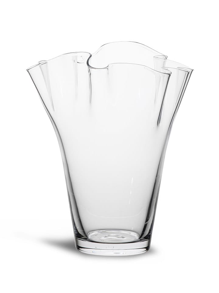 Vase "Viva" in Transparent - (B)20 x (H)24 cm